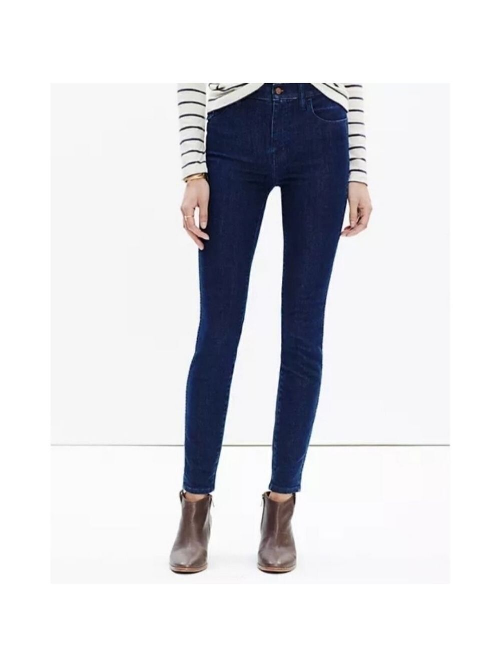 Madewell 10" High-Rise Skinny Jeans in Lydia Wash